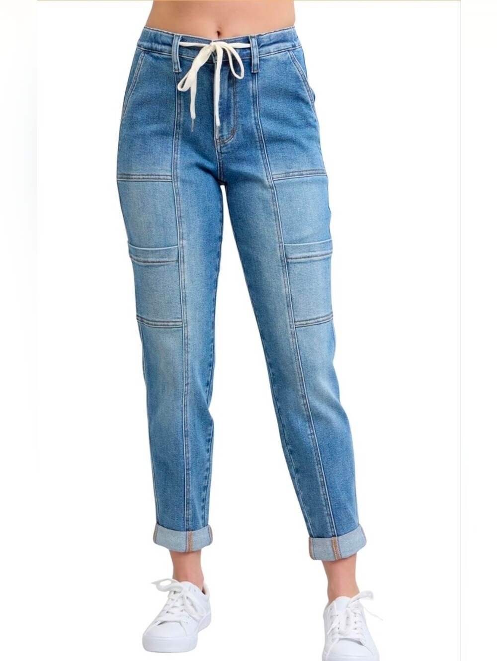 Judy Blue Stretchy Denim Joggers Size 9/29 Style JB88909